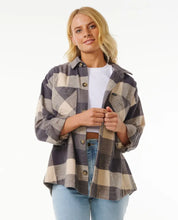 Load image into Gallery viewer, La Isla Flannel Shirt Washed Black