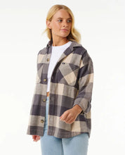 Load image into Gallery viewer, La Isla Flannel Shirt Washed Black