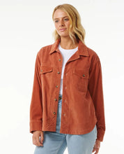 Load image into Gallery viewer, Stevie Cord Shirt Dark Rust