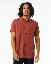 Load image into Gallery viewer, Washed Short Sleeve Shirt Terracotta