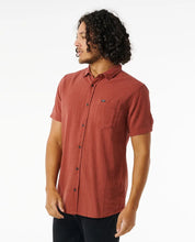 Load image into Gallery viewer, Washed Short Sleeve Shirt Terracotta