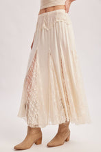 Load image into Gallery viewer, Wild Grace Lace Maxi Skirt Black