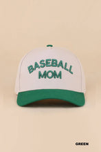Load image into Gallery viewer, Baseball Mom Two Tone Cotton Hat