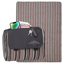 Load image into Gallery viewer, Saddle Stripe Woven Picnic Blanket