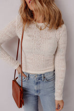 Load image into Gallery viewer, Cherish Sheer Lace Top