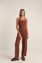 Load image into Gallery viewer, Cabana Jumpsuit Chocolate