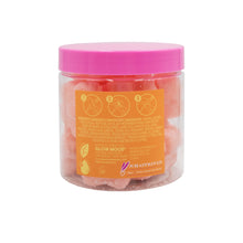Load image into Gallery viewer, Peach and Mint Exfoliating Sugar Scrubbies
