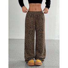 Load image into Gallery viewer, Leopard Print Wide Leg Pants