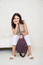 Load image into Gallery viewer, Maura Diagonal Zipper Backpack