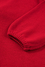 Load image into Gallery viewer, Lovers Bow Sweater Red