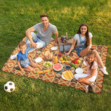Load image into Gallery viewer, Aztec Printed Stripe Picnic Blanket
