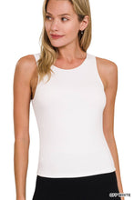 Load image into Gallery viewer, Everyday Double Layered Tank Top Black