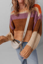 Load image into Gallery viewer, Golden Hour Colorblock Sweater