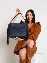 Load image into Gallery viewer, Eva Side Fringe Satchel Purse