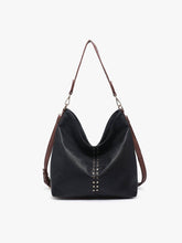 Load image into Gallery viewer, Emery Slouchy Hobo w/ Stud Detailing