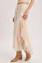 Load image into Gallery viewer, Wild Grace Lace Maxi Skirt Black