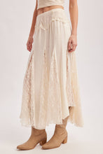 Load image into Gallery viewer, Wild Grace Lace Maxi Skirt Black