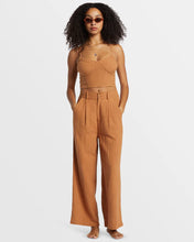 Load image into Gallery viewer, Tailor Made Wide Leg Pants Sandalwood
