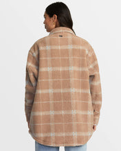 Load image into Gallery viewer, BIRDIE SHACKET FLANNEL JACKET WARM TAUPE