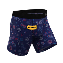 Load image into Gallery viewer, The Pyrotecnips Naughty Fireworks Ball Hammock® Pouch Underwear With Fly