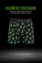 Load image into Gallery viewer, The Bare Back Bones Glow in the Dark Skeletons Ball Hammock® Pouch Underwear With Fly
