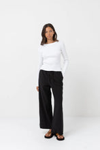 Load image into Gallery viewer, Classic Drawstring Pant Black