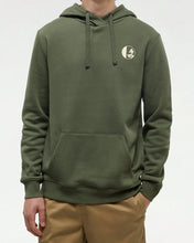 Load image into Gallery viewer, Linear Tree Hoodie deep olive sunray