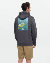 Load image into Gallery viewer, Emerald Edge Hoodie graphite bistro green