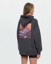 Load image into Gallery viewer, Emerald Edge Oversized Hoodie Graphite Moonscape