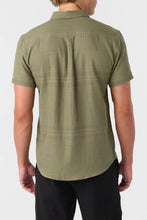 Load image into Gallery viewer, SEAFARING STRIPE STANDARD FIT SHIRT DEEP LICHEN GREEN
