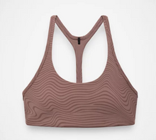 Load image into Gallery viewer, Luxara™ Racerback Bra Carob Wavee