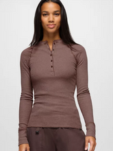 Load image into Gallery viewer, Touchstone Henley Carob Heather