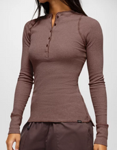 Load image into Gallery viewer, Touchstone Henley Carob Heather