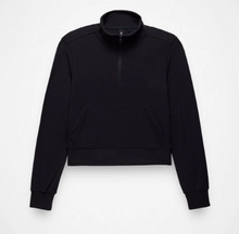 Load image into Gallery viewer, Willow West Half Zip Black