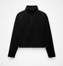 Load image into Gallery viewer, Shea Soft Half Zip Black