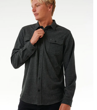 Load image into Gallery viewer, Grid Long Sleeve Shirt Black Marle