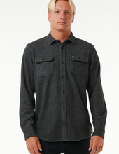 Load image into Gallery viewer, Grid Long Sleeve Shirt Black Marle