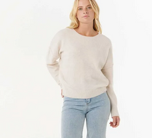 Load image into Gallery viewer, Emily Sweater Ecru Marle