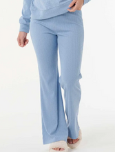 Load image into Gallery viewer, Cosy Flare Pant Blue Marle