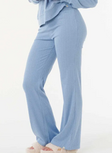 Load image into Gallery viewer, Cosy Flare Pant Blue Marle