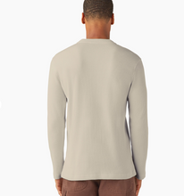 Load image into Gallery viewer, Henley Thermal Shirt Oatmeal