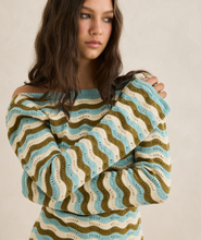 Load image into Gallery viewer, Whispering tides knit mini dress