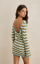 Load image into Gallery viewer, Whispering tides knit mini dress