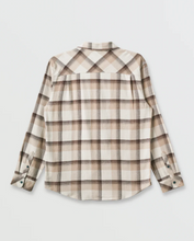 Load image into Gallery viewer, Penmar Check Flannel Shirt Sliver Birch