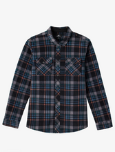 Load image into Gallery viewer, GLACIER PLAID SUPERFLEECE Black
