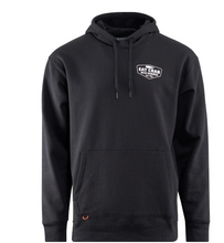 Load image into Gallery viewer, Eat Your Words DWR HD Hoodie Black Salmon