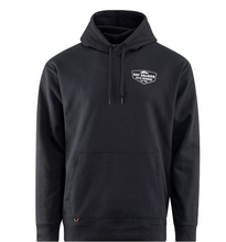 Load image into Gallery viewer, Eat Your Words DWR HD Hoodie Black Salmon