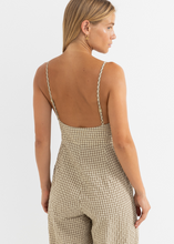 Load image into Gallery viewer, Luca check jumpsuit
