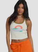 Load image into Gallery viewer, Schuyler Ringer Tank T-Shirt Whitecap