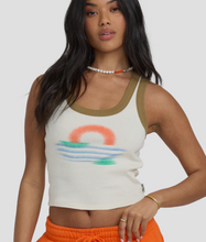 Load image into Gallery viewer, Schuyler Ringer Tank T-Shirt Whitecap